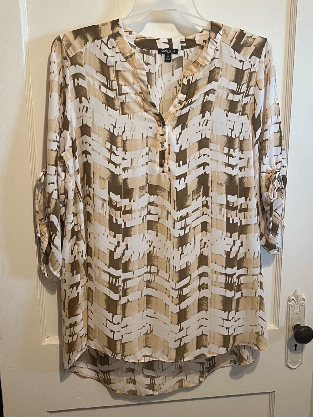 Gently Used Sami & Jo High/Low Tunic Blouse